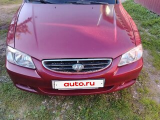 2006 Hyundai Accent ТагАЗ II, красный, 340000 рублей, вид 1