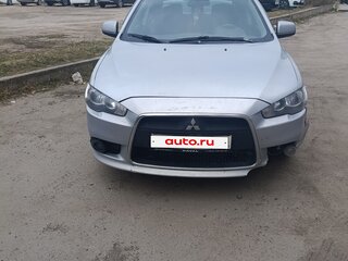 2012 Mitsubishi Lancer X Рестайлинг, серебристый, 500000 рублей, вид 1