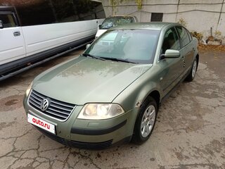 2001 Volkswagen Passat B5 Рестайлинг, зелёный, 430000 рублей, вид 1