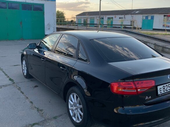 2012 Audi A4 IV (B8) Рестайлинг, чёрный - вид 7