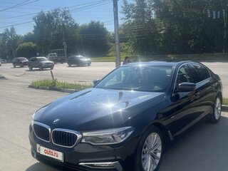 2018 BMW 5 серии 520d VII (G30/G31/G38), чёрный, 3550000 рублей, вид 2
