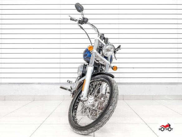 2013 Harley-Davidson Dyna Wide Glide, синий - вид 3