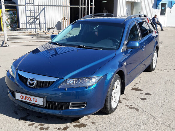 2006 Mazda 6 I (GG) Рестайлинг, зелёный
