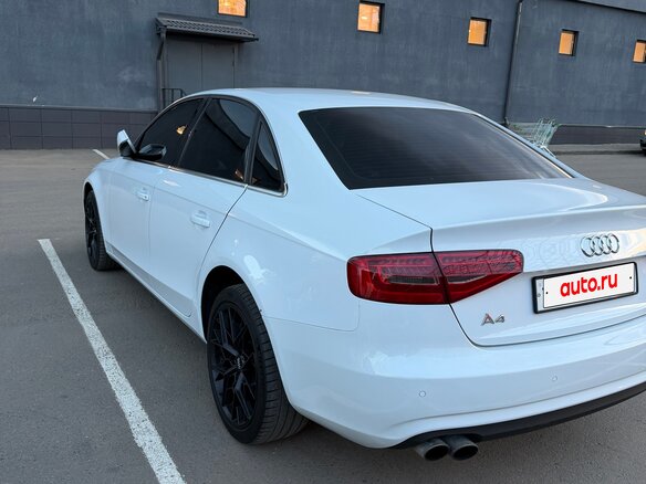 2015 Audi A4 IV (B8) Рестайлинг, белый, 1200000 рублей - вид 6