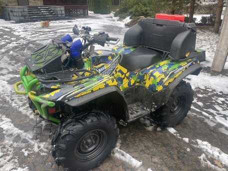 2019 Yamaha Grizzly 700, серый, 1200000 рублей, вид 5