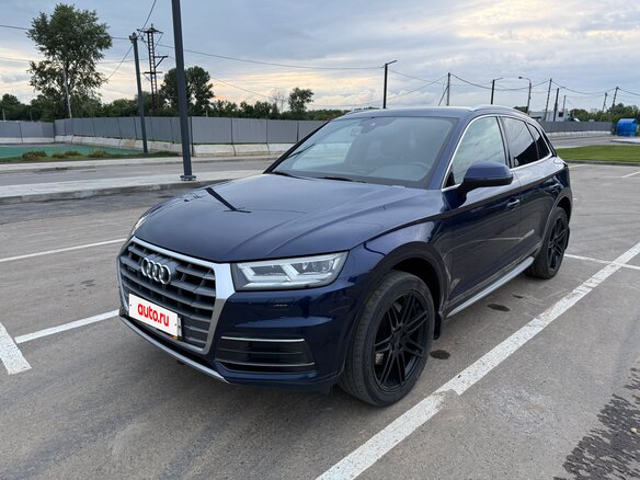 2018 Audi Q5 II (FY), синий, 3400000 рублей - вид 1