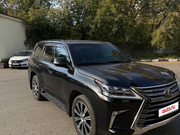 2018 Lexus LX 450d III Рестайлинг 2, чёрный - вид 2