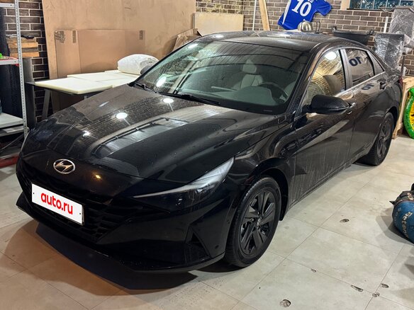 2022 Hyundai Elantra VII (CN7), чёрный, 1800000 рублей