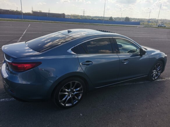 2017 Mazda 6 III (GJ) Рестайлинг, белый, 2080000 рублей - вид 7