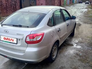 2017 Lada (ВАЗ) Granta I, серебристый, 270000 рублей, вид 3