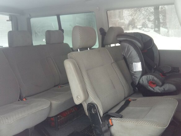 1997 Volkswagen Caravelle Long T4, красный, 850000 рублей - вид 2