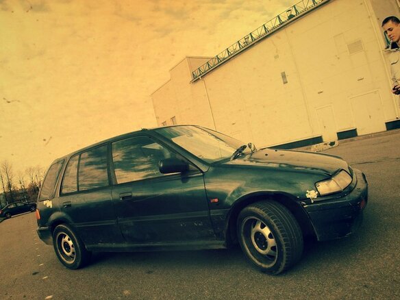 1992 Honda Civic Shuttle IV, синий - вид 8