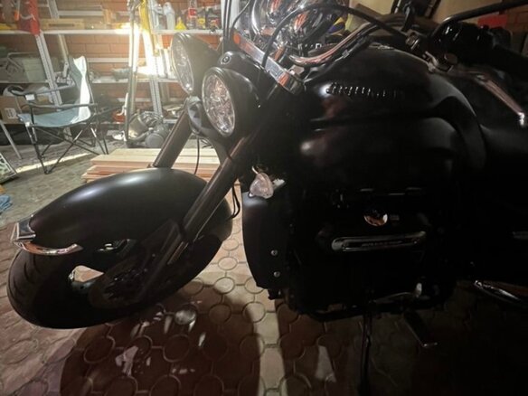 2011 Triumph Rocket 3, чёрный, 900000 рублей - вид 5