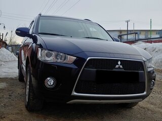 2012 Mitsubishi Outlander II Рестайлинг, синий, 1660000 рублей, вид 1