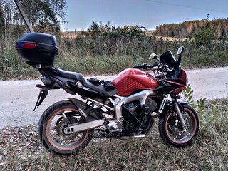 2009 Yamaha FZ6, оранжевый, 349000 рублей, вид 1