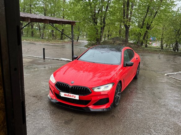 2021 BMW 8 серии Gran Coupe 840i II (G14/G15/G16), красный, 6500000 рублей - вид 6