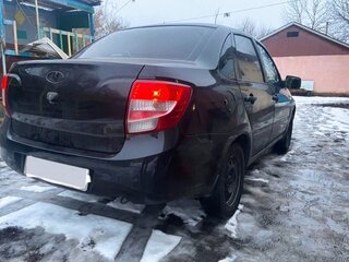 2012 Lada (ВАЗ) Granta I, чёрный, 370000 рублей, вид 5