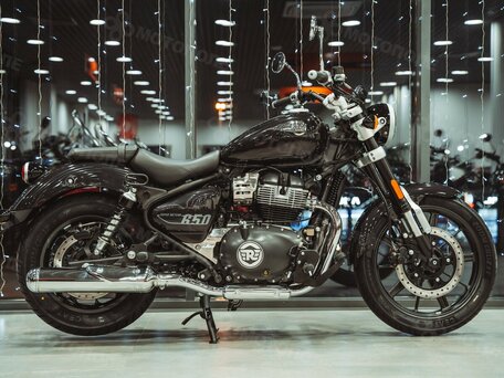 2025 Royal Enfield Super Meteor, чёрный, 764000 рублей, вид 3