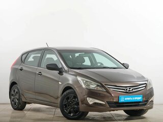 2015 Hyundai Solaris I Рестайлинг, коричневый, 800000 рублей, вид 1