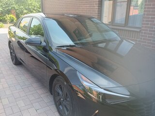 2021 Hyundai Elantra VII (CN7), чёрный, 1950000 рублей, вид 1