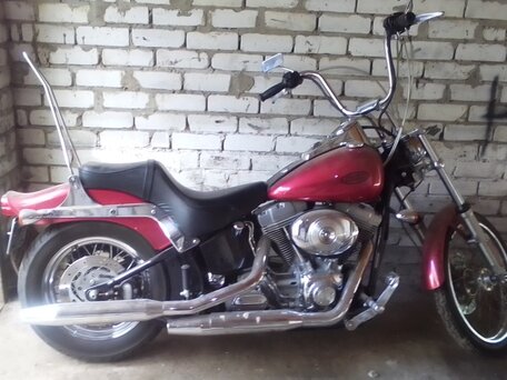 2004 Harley-Davidson Softail Standard, красный, 700000 рублей, вид 1