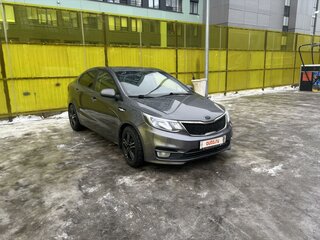 2016 Kia Rio III Рестайлинг, серый, 670000 рублей, вид 4