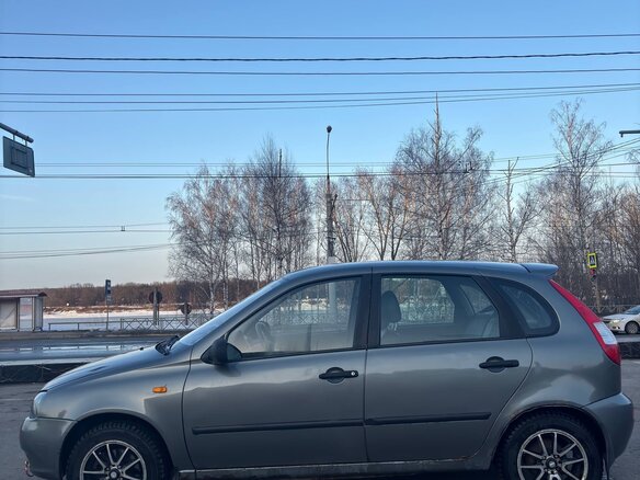 2008 Lada (ВАЗ) Kalina I, серый, 180000 рублей - вид 5