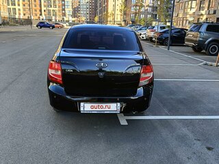 2015 Lada (ВАЗ) Granta I, чёрный, 410000 рублей, вид 4