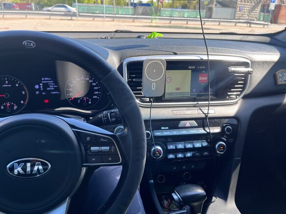 2019 Kia Sportage IV Рестайлинг, белый, 1800000 рублей - вид 6