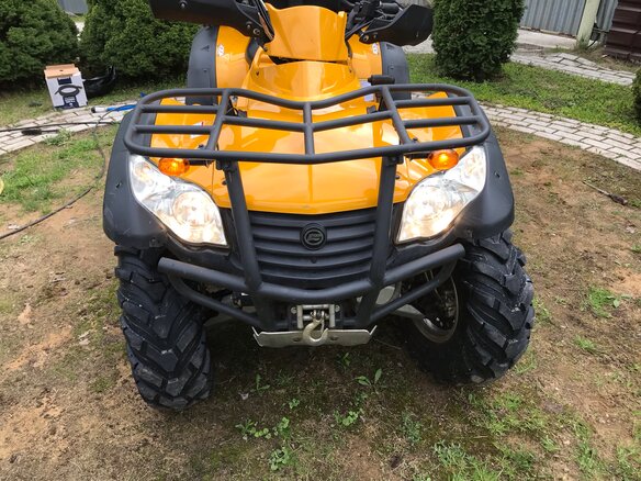 2014 CFMoto CF600-X6, золотистый - вид 8
