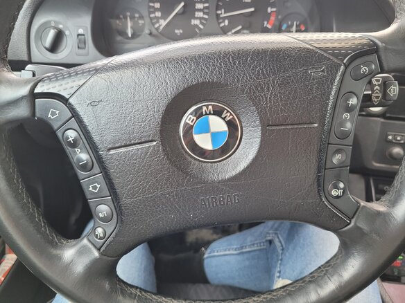2000 BMW 5 серии 523i IV (E39), синий, 550000 рублей - вид 11