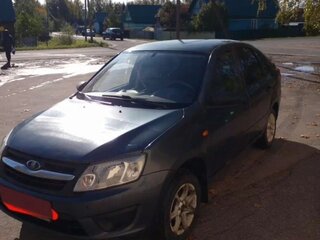 2015 Lada (ВАЗ) Granta I, серебристый, 350000 рублей, вид 1