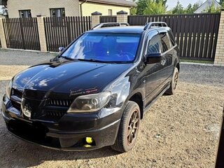 2007 Mitsubishi Outlander I, чёрный, 750000 рублей, вид 2