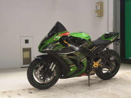 2020 Kawasaki ZX-10R Ninja, зелёный, 1150000 рублей, вид 4