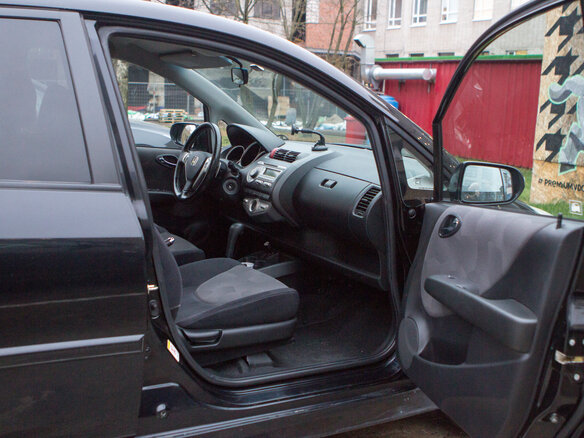 2008 Honda Jazz I Рестайлинг, чёрный - вид 8