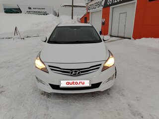 2016 Hyundai Solaris I Рестайлинг, белый, 1195000 рублей, вид 4