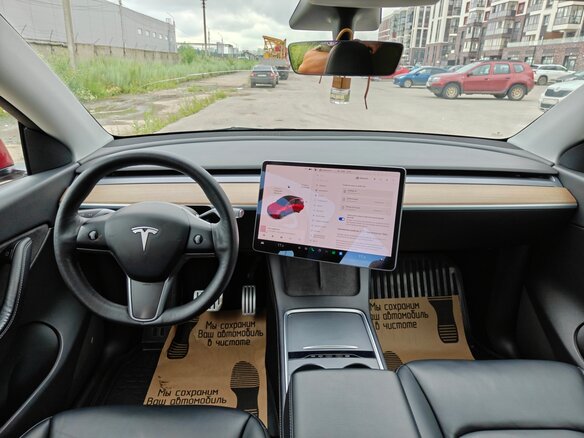 2021 Tesla Model Y Long Range I, красный, 3700000 рублей - вид 13