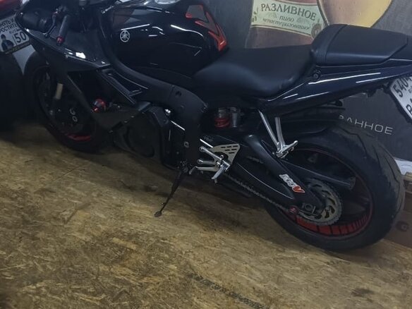 2008 Yamaha YZF-R6, чёрный, 580000 рублей - вид 13