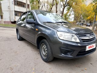 2015 Lada (ВАЗ) Granta I, серебристый, 350000 рублей, вид 1
