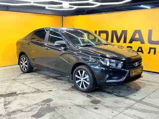 2018 Lada (ВАЗ) Vesta I, чёрный, 629000 рублей, вид 4