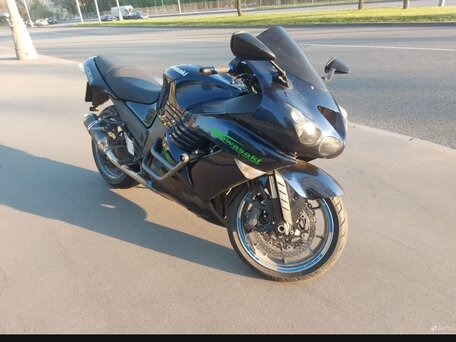 2008 Kawasaki ZZR 1400, синий, 690000 рублей, вид 3