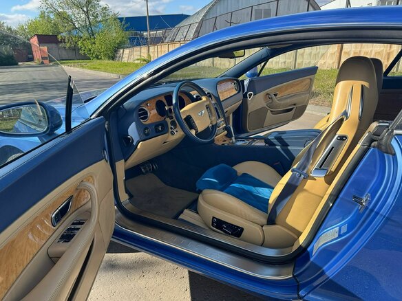 2005 Bentley Continental GT I, голубой, 3000000 рублей - вид 5