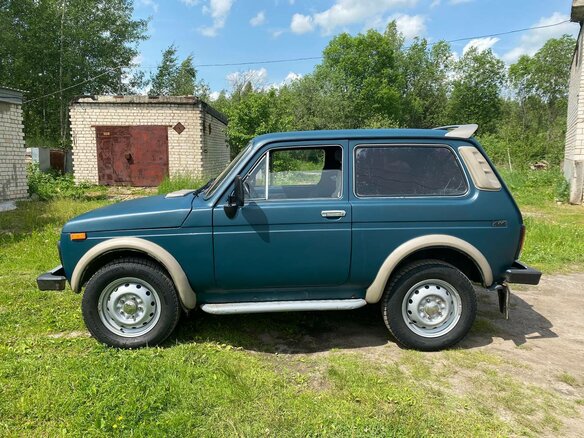 1998 Lada (ВАЗ) 2121 (4x4) I Рестайлинг, синий, 230000 рублей - вид 2