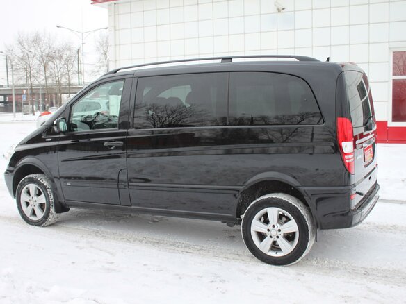 2011 Mercedes-Benz Viano L1 I (W639) Рестайлинг, чёрный - вид 4