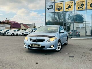 2007 Toyota Corolla X (E140, E150), голубой, 859000 рублей, вид 1