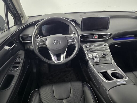 2021 Hyundai Santa Fe IV Рестайлинг, синий - вид 15