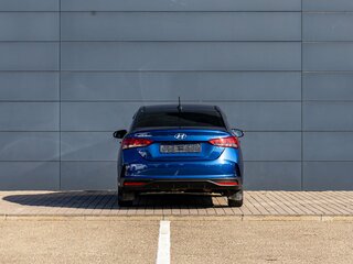 2022 Hyundai Solaris II Рестайлинг, синий, 1595000 рублей, вид 5