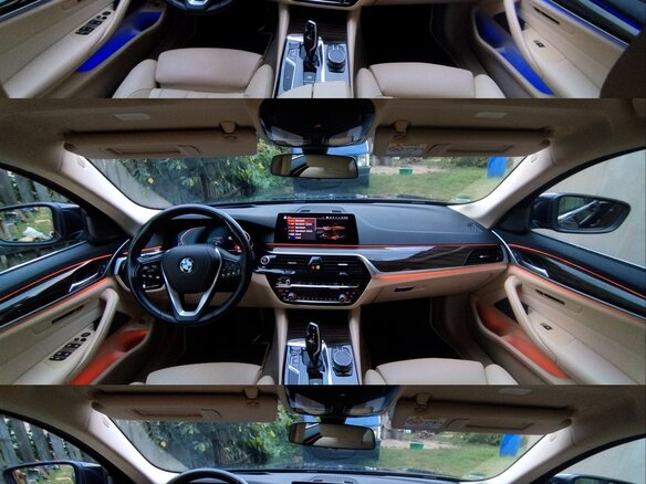 2020 BMW 5 серии 530d xDrive VII (G30/G31/G38), синий, 3100000 рублей - вид 22