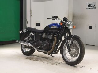 2008 Triumph Bonneville T100, синий, 590000 рублей, вид 3