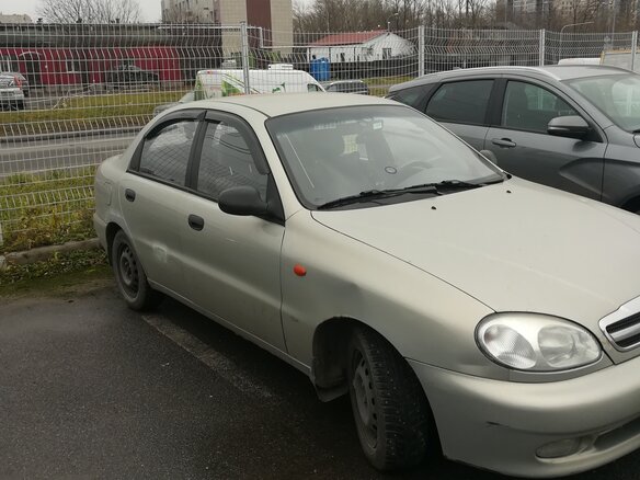 2007 Chevrolet Lanos I, серебристый - вид 2